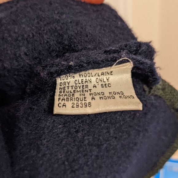 Vintage WOOL knit sweater shacket jacket size M @A - Picture 8 of 10